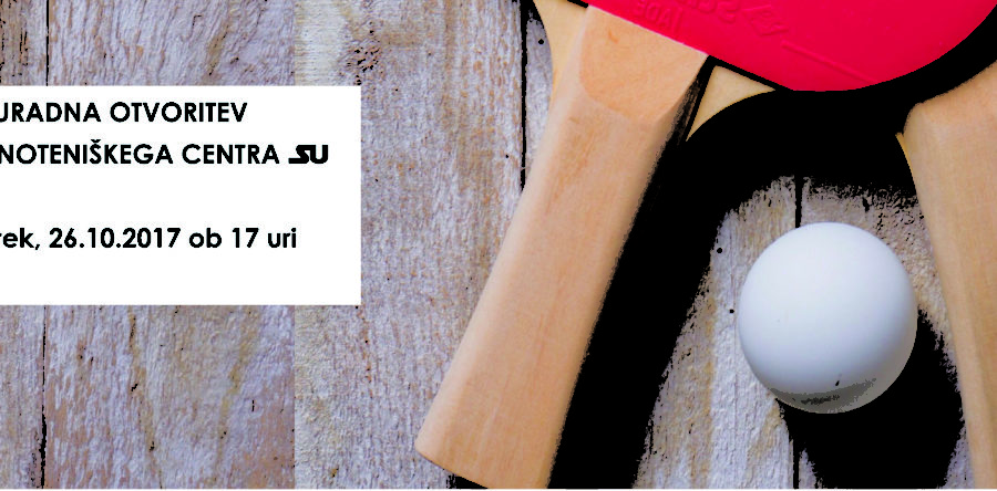 Namiznoteniški center SU Novo mesto tudi uradno odprt